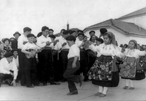 Cavaquinhos da tocata do Rancho Folclórico de Dem, Caminha, Viana do Castelo, anos 1950