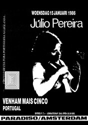 Concerto de Júlio Pereira (Cavaquinho solista) em Amsterdam, Paradiso, 1986