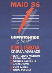 Concerto de Júlio Pereira (Cavaquinho solista) em Lisboa (LePrintemps de Bourge), 1986